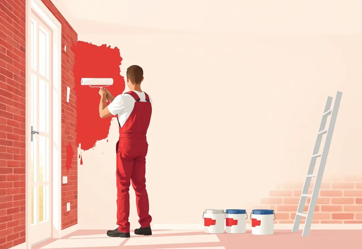 Peintre Les Mureaux 78130 en intervention sur un chantier